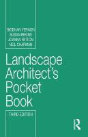 Landscape Architect's Pocket Book 3rd edition