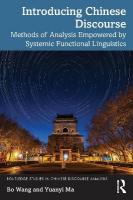 Introducing Chinese Discourse: Methods of Analysis Empowered by Systemic Functional Linguistics