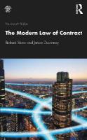 Modern Law of Contract 14th edition