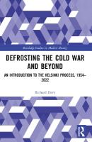 Defrosting the Cold War and Beyond: An Introduction to the Helsinki Process, 19542022