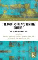 Origins of Accounting Culture: The Venetian Connection