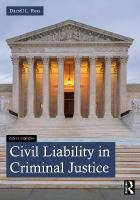 Civil Liability in Criminal Justice 8th edition