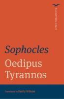 Oedipus Tyrannos Critical edition