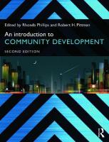 Introduction to Community Development 2nd edition