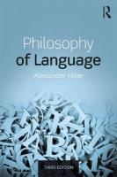 Philosophy of Language 3rd edition
