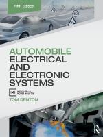 Automobile Electrical and Electronic Systems 5th edition