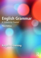 English Grammar: A University Course 3rd edition