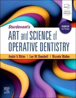 Sturdevant's Art and Science of Operative Dentistry 8th edition