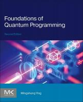 Foundations of Quantum Programming 2nd edition