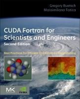 CUDA Fortran for Scientists and Engineers: Best Practices for Efficient CUDA Fortran Programming 2nd edition