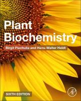 Plant Biochemistry 6th edition