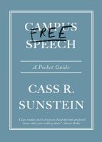Campus Free Speech: A Pocket Guide