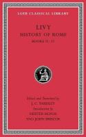 History of Rome, Volume V: Books 2122, Volume V