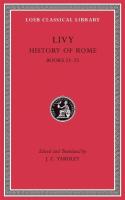 History of Rome, Volume VI: Books 2325, Volume VI