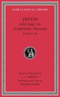 Epitome of Pompeius Trogus, Volume I: Books 120