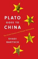 Plato Goes to China: The Greek Classics and Chinese Nationalism