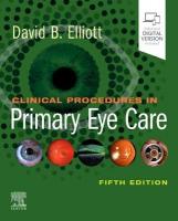 Clinical Procedures in Primary Eye Care 5th edition