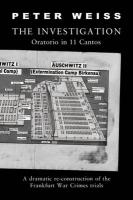 Investigation New edition, Oratorio in Eleven Cantos