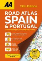 AA Road Atlas Spain & Portugal 12th New edition