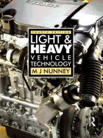 Light and Heavy Vehicle Technology 4th edition