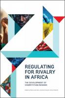Regulating for Rivalry in Africa: The Development of Competition Regimes