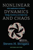 Nonlinear Dynamics and Chaos: With Applications to Physics, Biology, Chemistry, and Engineering 2nd edition