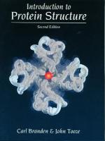 Introduction to Protein Structure 2nd edition