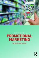 Promotional Marketing 2nd edition