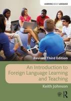 Introduction to Foreign Language Learning and Teaching 3rd edition