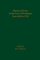 Reports of Cases in the Court of Exchequer from 1685 to 1714, Volume 585