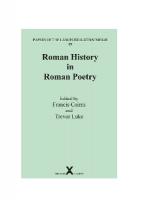 Roman History in Roman Poetry
