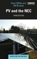PV and the NEC 3rd edition