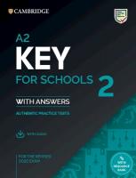 A2 Key for Schools 2 Student's Book with Answers and Resource Bank