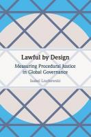 Lawful by Design: Measuring Procedural Justice in Global Governance