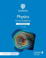 Physics for the IB Diploma Coursebook with Digital Access (2 Years) 7th Revised edition