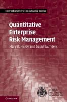 Quantitative Enterprise Risk Management