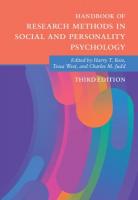 Handbook of Research Methods in Social and Personality Psychology 3rd Revised edition