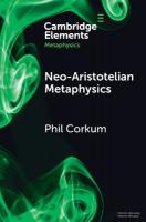 Neo-Aristotelian Metaphysics