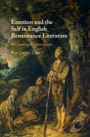 Emotion and the Self in English Renaissance Literature: Reforming Contentment
