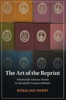 Art of the Reprint: Nineteenth-Century Novels in Twentieth-Century Editions
