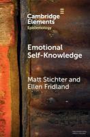 Emotional Self-Knowledge: How Affective Skills Reveal Our Values, Goals, Cares, and Concerns