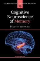 Cognitive Neuroscience of Memory 2nd Revised edition