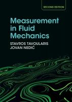Measurement in Fluid Mechanics 2nd Revised edition