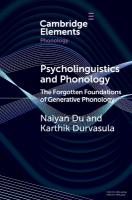 Psycholinguistics and Phonology: The Forgotten Foundations of Generative Phonology