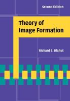 Theory of Image Formation 2nd Revised edition