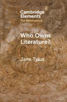 Who Owns Literature?: Early Modernity's Orphaned Texts