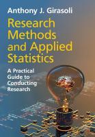 Research Methods and Applied Statistics: A Practical Guide to Conducting Research