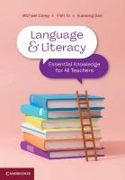 Language and Literacy: Essential Knowledge for All Teachers