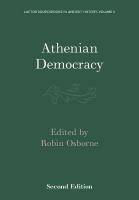 Athenian Democracy 2nd Revised edition