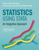 Statistics Using Stata: An Integrative Approach 3rd Revised edition